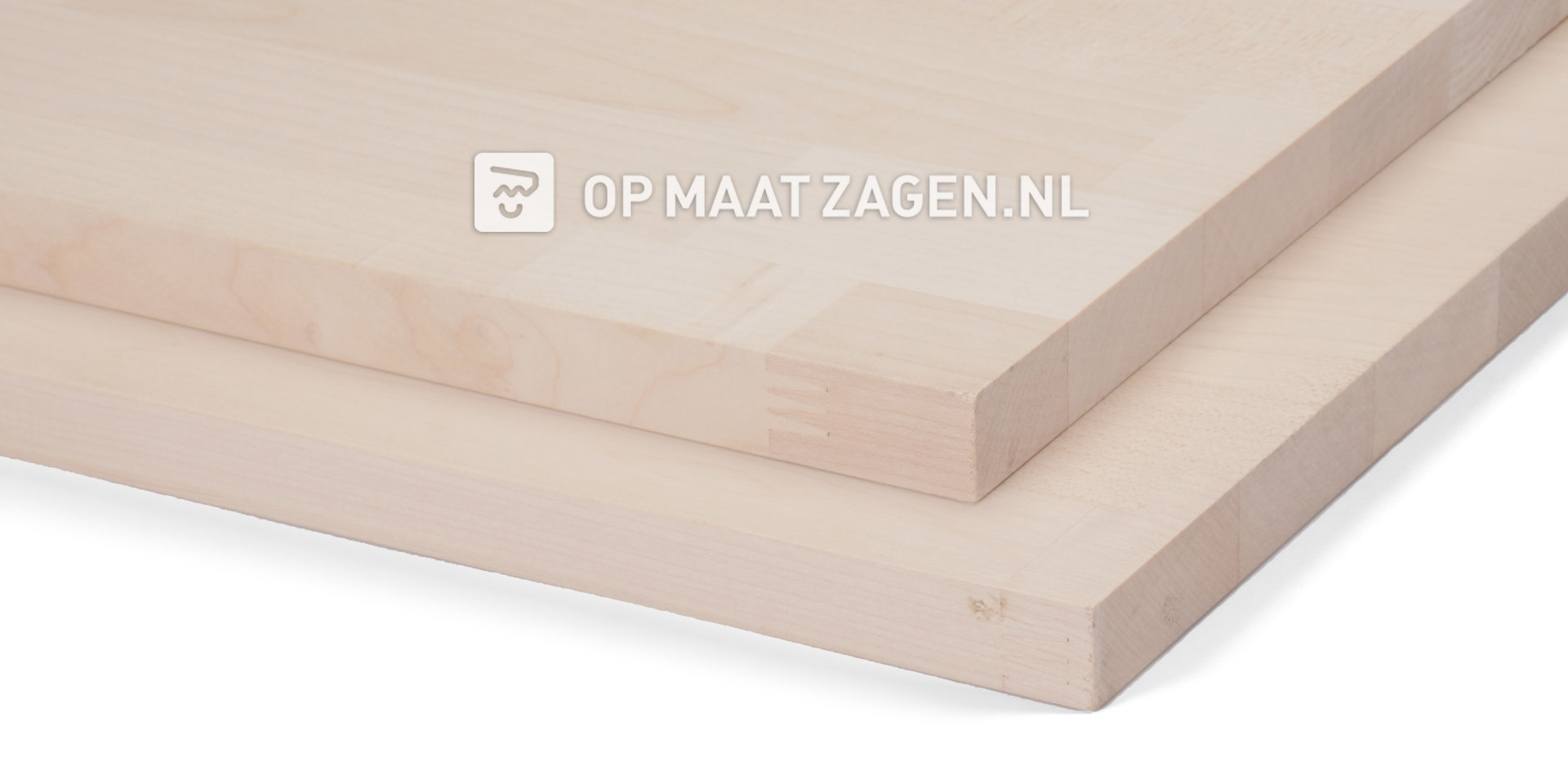 Hout & plaatmaterialen: Massief Europees Esdoorn A/B Gevingerlast platen bestellen